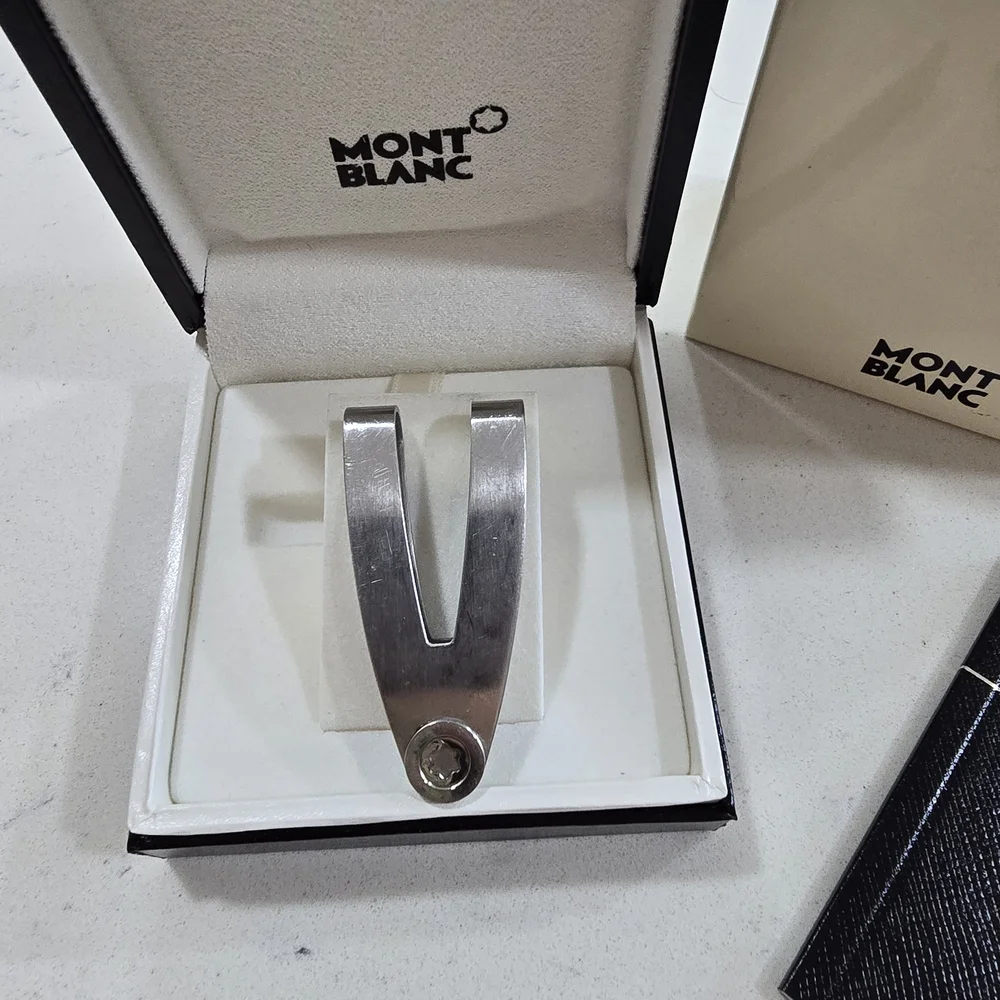 Montblanc Urban Walker Stainless Steel Money Clip